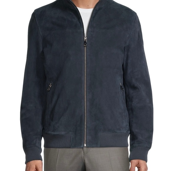 Ted baker peveril suede bomber jacket size 5 : XL - Picture 1 of 11